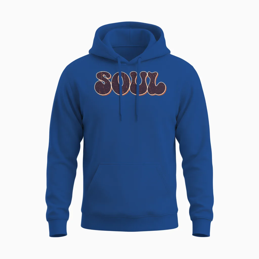 Soul Retro Unisex Hoodie in Royal