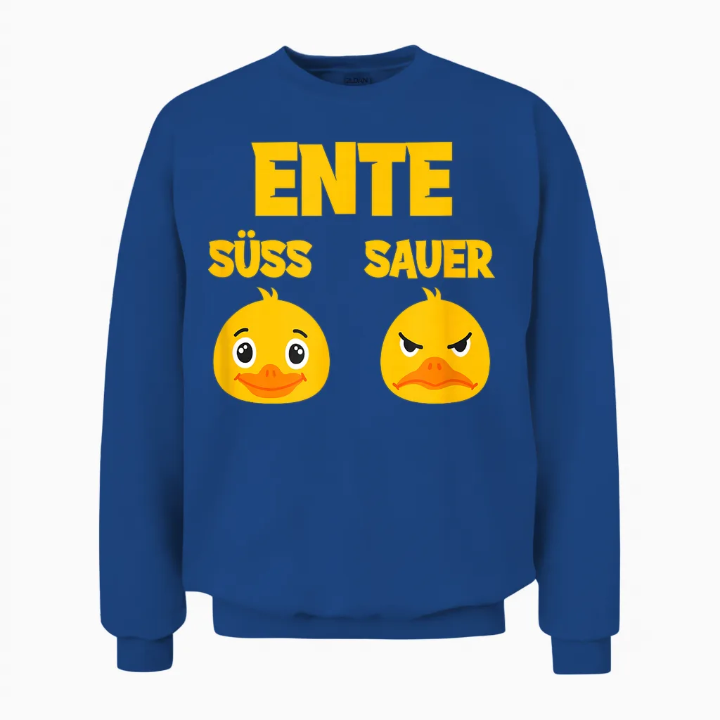 Ente Süß - Sauer Lustig Witzig Koch Landwirt Unisex Sweatshirt in Royal