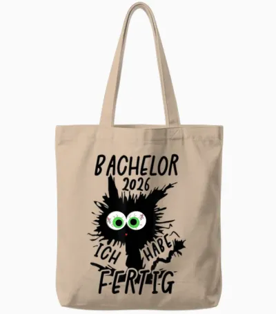 Bachelor 2026 I Have Ready Bachelor Geschafft 2026 Tote Bags - Natural