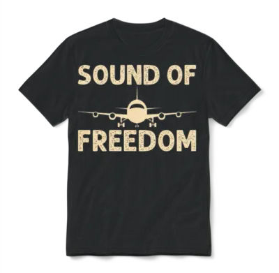 Jet Noise Sound of Freedom Model Kit Builders Airc Unisex T-Shirt - Black
