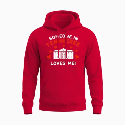 Someone in Tennessee Loves Me Unisex Hoodie - Red