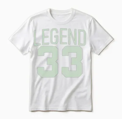 Legend 33 Unisex T-Shirt - White
