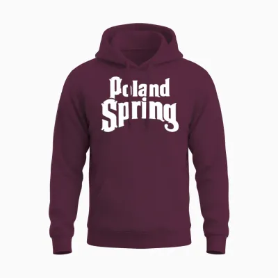 Poland Spring Unisex Hoodie - Maroon
