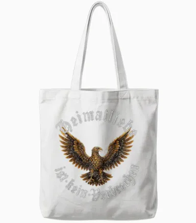 Heimatliebe Ist Kein Verbrechen - Deutschland Adler Klassik Tote Bags - White