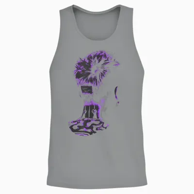Official Machine Gun Kelly Hotel Diablo Black T-Shirt, Black Unisex Tank Top - Sport Grey