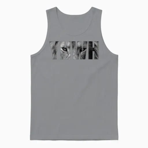 Yhwh Yahweh God Lion Gift Wildlife Unisex Tank Top in Sport Grey