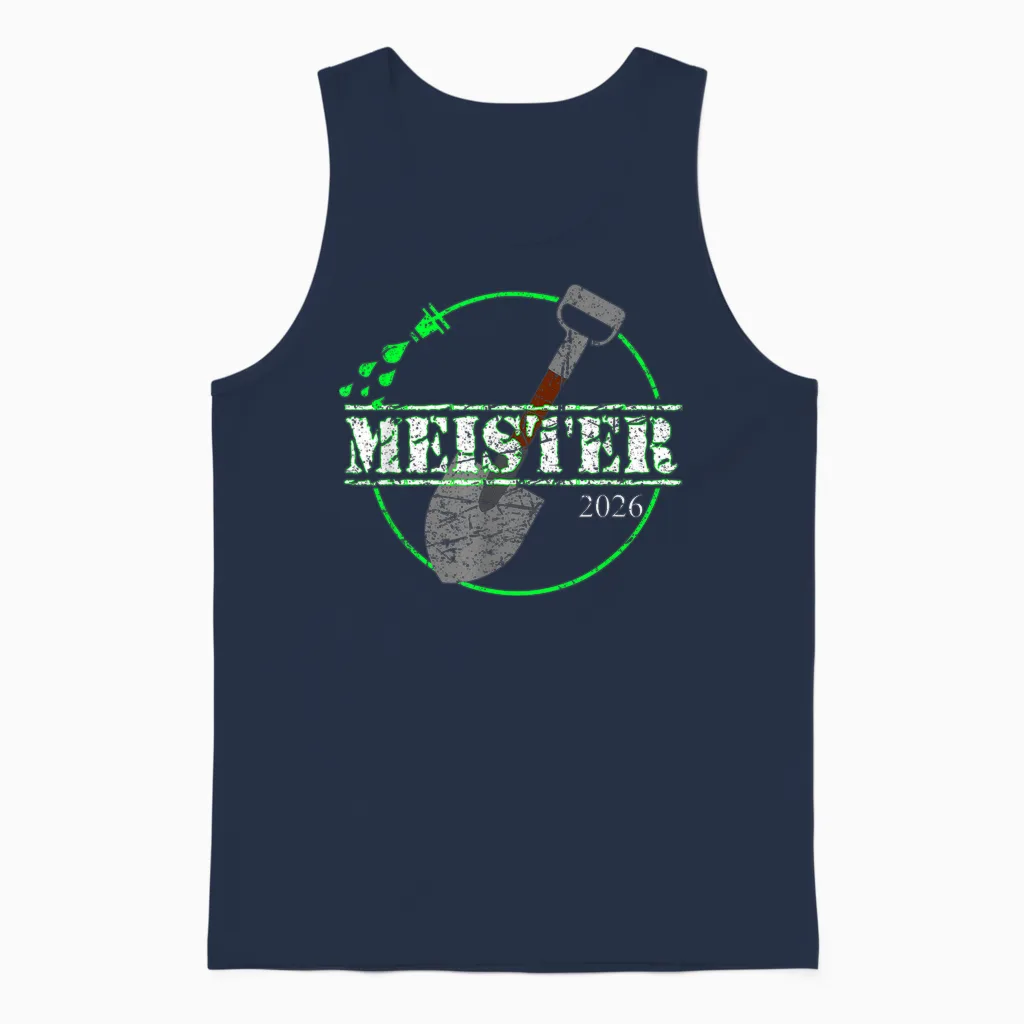 Geschenkidee Gärtnermeister Garten- Und Landschaftsbau 2026 Unisex Tank Top in Navy