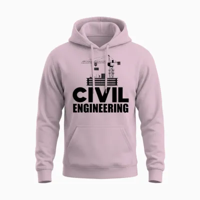 Civil Engineering B Unisex Hoodie - Light Pink