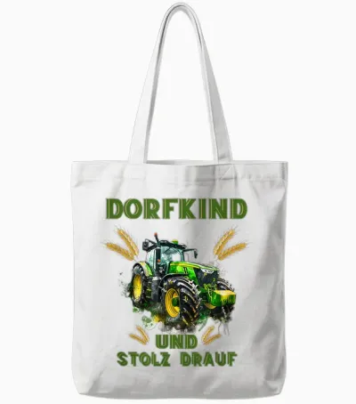 Deutz Traktor Für Das Dorfkind I Landwirtschaft Kinder Tote Bags - White