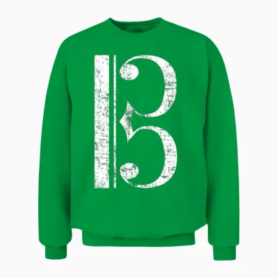 Alto Clef, Viola Unisex Sweatshirt - Irish Green