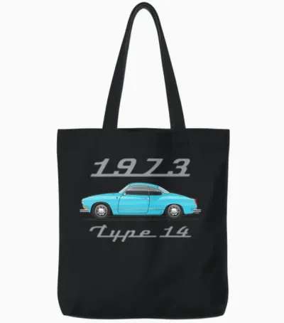 1973 Olympic Blue Tote Bags - Black