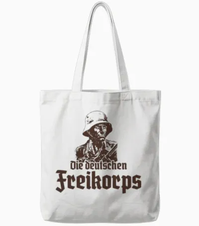 Die Deutschland Freikorps Tote Bags - White