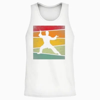 Mma Retro Unisex Tank Top - White