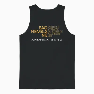 Sag Niemals Nie 2 Unisex Tank Top - Black