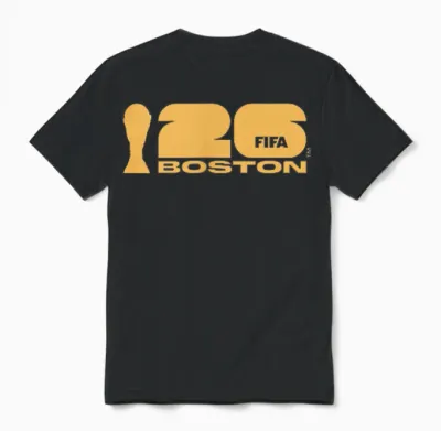 Poster De La Coupe Du Monde De La Fifa 26 à Boston Unisex T-Shirt - Black