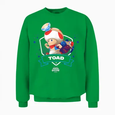The Super Mario Galaxy Movie Toad Champion Unisex Sweatshirt - Irish Green