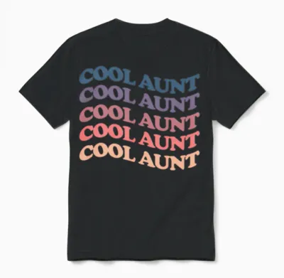 A Retro Rainbow for as and Aie Unisex T-Shirt - Black