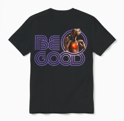E.t. the Extra-Terrestrial Be Good Unisex T-Shirt - Black