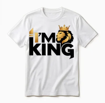 I'm King Unisex T-Shirt - White