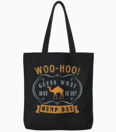 Hump Day - Wednesday Tote Bags - Black
