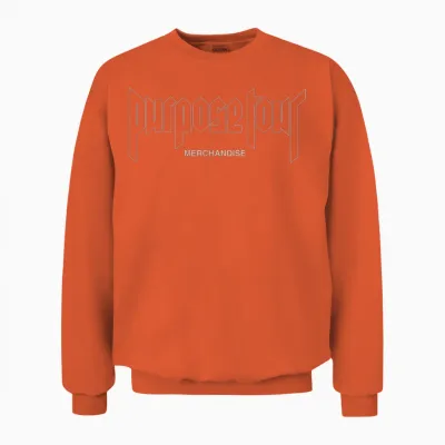Offizielles Justin Bieber Purpose Tour Exclusive Cross Unisex Sweatshirt - Orange