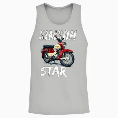 Simson Sr4-2 Star Mofa Kult Motorrad Ddr Klassiker Retro Unisex Tank Top - Ash