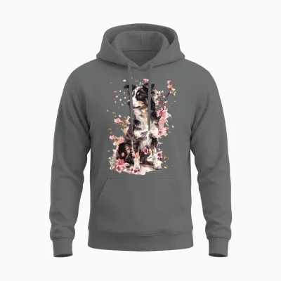 Dog Unisex Hoodie - Graphite Heather