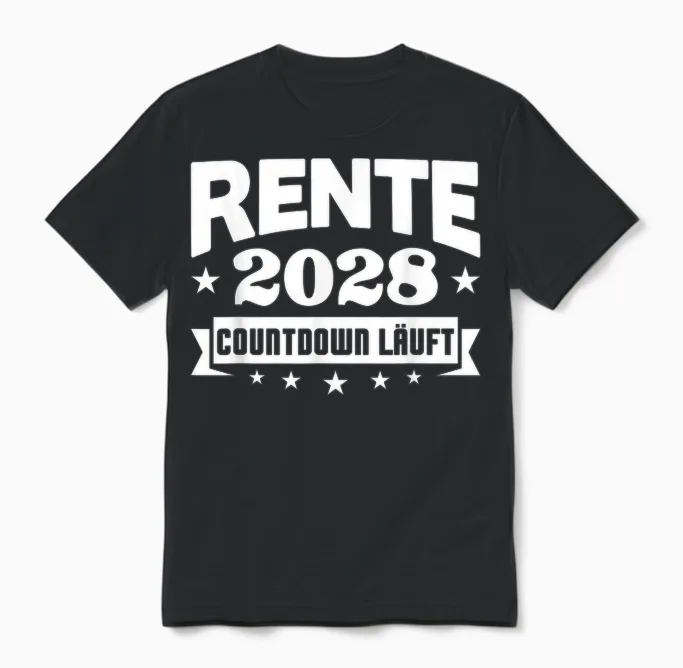 Legenden Gehen 2028 in Rente Ruhestand Rentner 2028 Unisex T-Shirt in Black