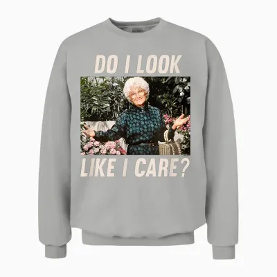 The Golden Girls - Sophia Do I Look Like I Care? Unisex Sweatshirt - Ash