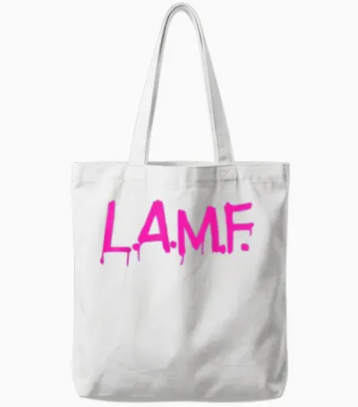 Johnny Thunders Lamf Tote Bags - White