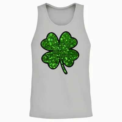 St. Patrick's Day Clover Green Ireland Costume Party Unisex Tank Top - Ash