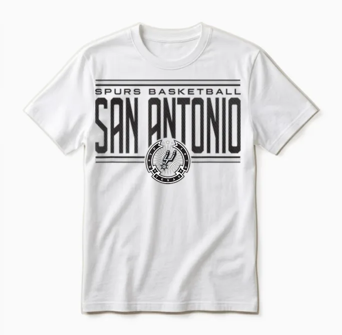 Nba San Antonio Spurs City Pride Unisex T-Shirt in White