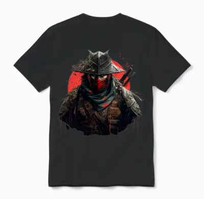Samouraï Unisex T-Shirt - Black