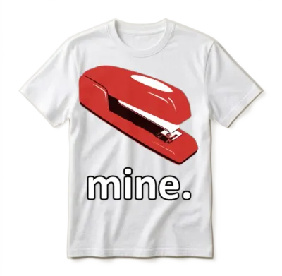 The Office Space Stapler - Mine Unisex T-Shirt - White