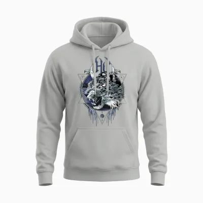 The Hu Snow Leopard Unisex Hoodie - Ash