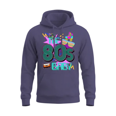 Retro 1980 80s Unisex Hoodie - Heather Sport Dark Navy