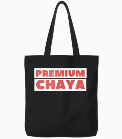 Premium Chaya: Outfit for Attractive Young Women T-Shirt, Black, S Tote Bags - Black