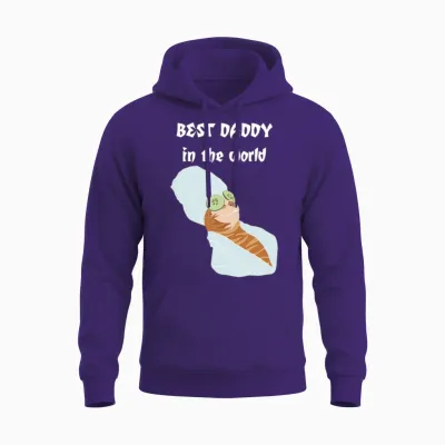 Funny Animals Unisex Hoodie - Purple