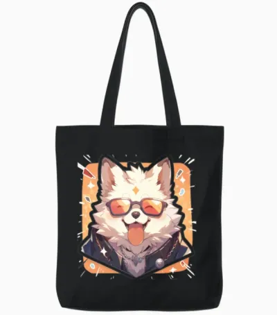 Dogs Pet Dog Owner Dog Lover Animal Tote Bags - Black