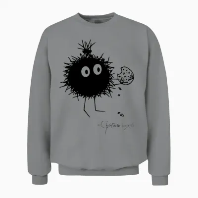 Woolly Beastie Crumbles © Chyropterum Innoxius Unisex Sweatshirt - Sport Grey