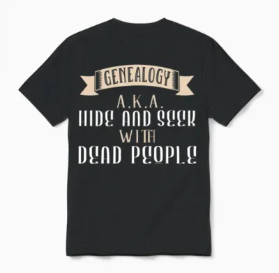 Genealogy Genealogist Unisex T-Shirt - Black