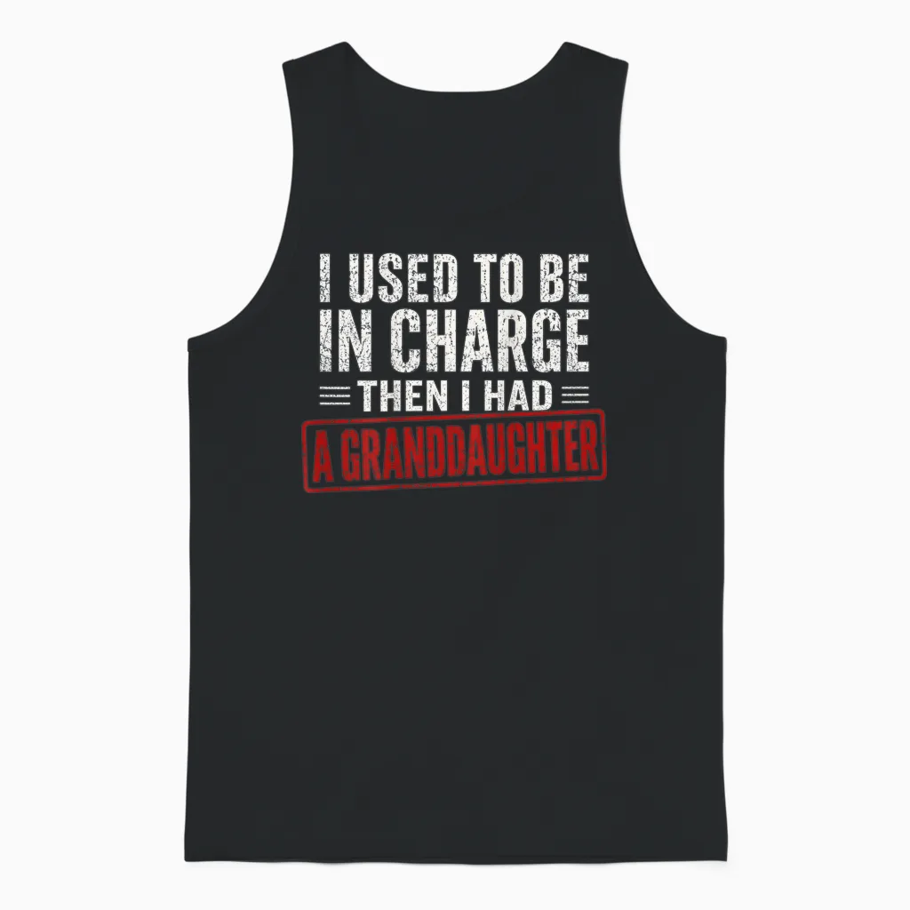 (on Back) Unisex Tank Top in Black