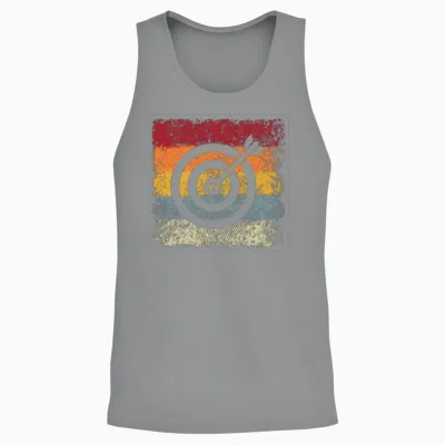 Darts Retro Unisex Tank Top - Sport Grey