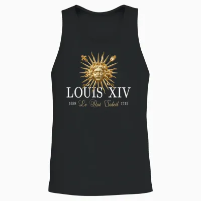 Louis Xiv King of France the Sun King 1638-1715 T-Shirt, Black, S Unisex Tank Top - Black