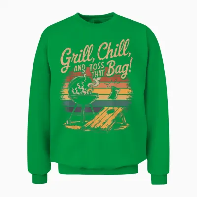 Lustiges Bbq -Bier Cornhole Unisex Sweatshirt - Irish Green