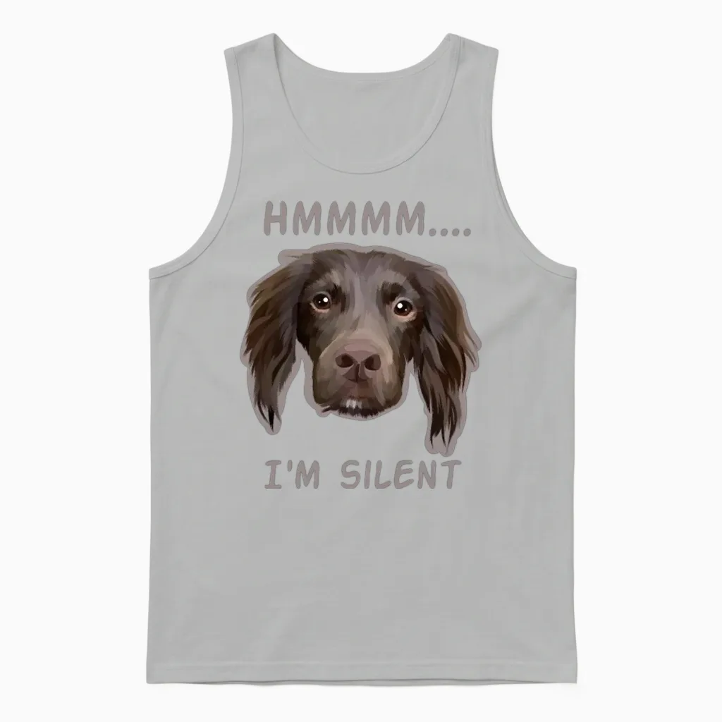 Hungry Dogs Dog Lovers Gift Unisex Tank Top in Ash