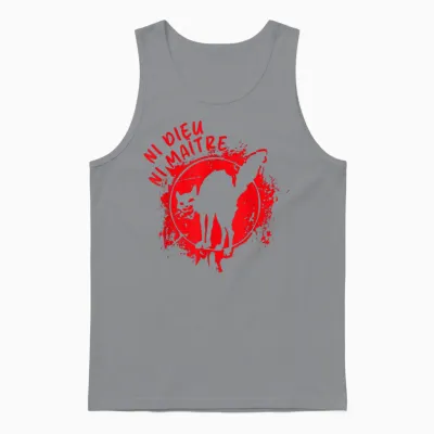 Neither God nor Master | Neither God nor Master Unisex Tank Top - Sport Grey