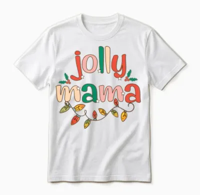 Retro Christmas Unisex T-Shirt - White