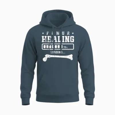 Femur Healing Loading Unisex Hoodie - Dark Heather