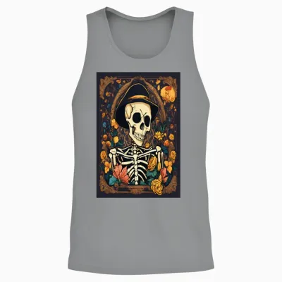 Funny Cartoon Unisex Tank Top - Sport Grey